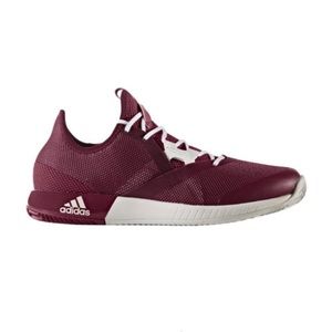 Adidas Adizero Defiant Bounce Tennis Shoes - Ruby Red and White - Size 9